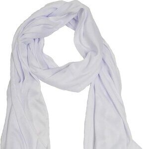 Wrap Hair Scarf Shawl Stole Style (White)